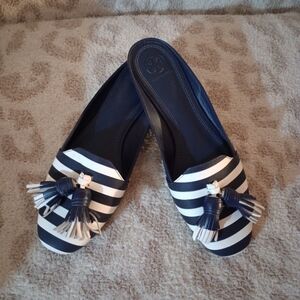Tory Burch Maritime Tassel Slide